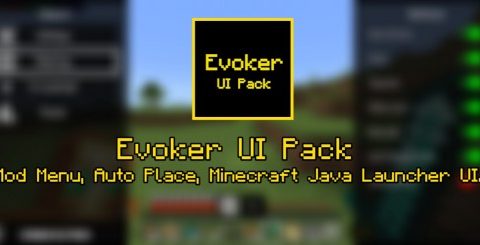 Cilent Evoker UI Pack – MCPE/Crafting and Building