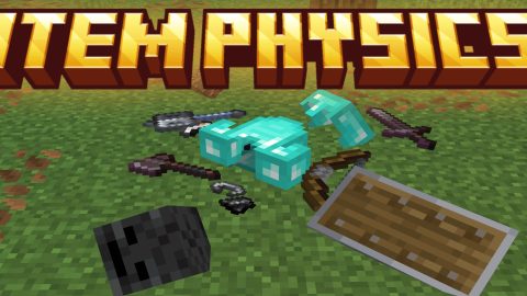 Addon Item Physics v2 – MCPE/Crafting and Building