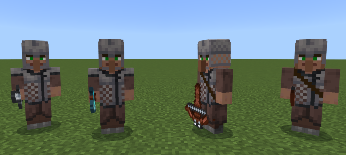 Addon Lính Dân Làng – MCPE/Crafting and Building