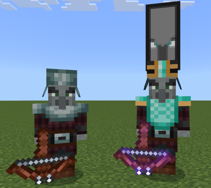 Addon Lính Dân Làng – MCPE/Crafting and Building