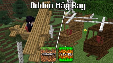 Addon Máy Bay cho MCPE/Crafting and Building