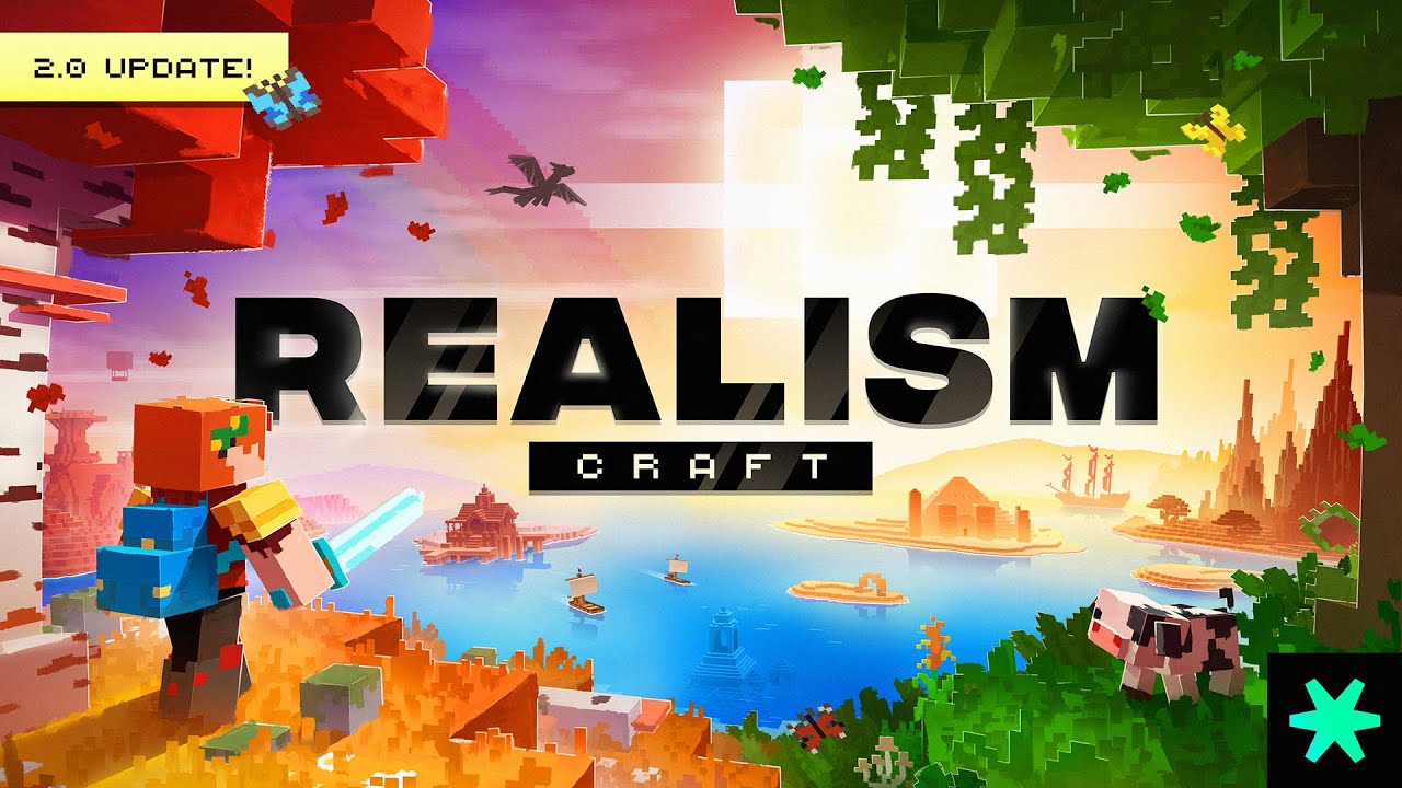 Pack Realism Craft 2.0 – MCPE/Bedrock
