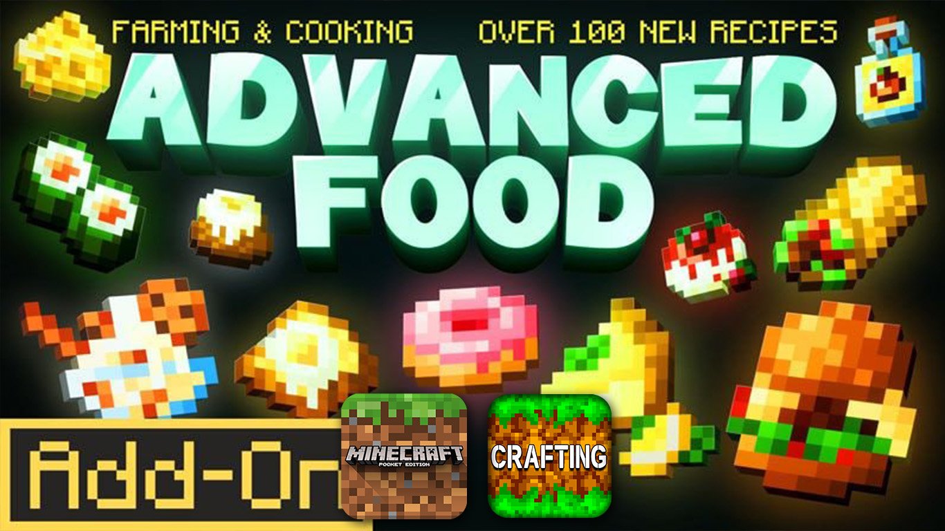 Addon Advanced Food Marketplace cho MCPE/Bedrock