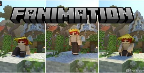 Addon Fiery Combat X FAnimation cho MCPE/Minecraft Bedrock