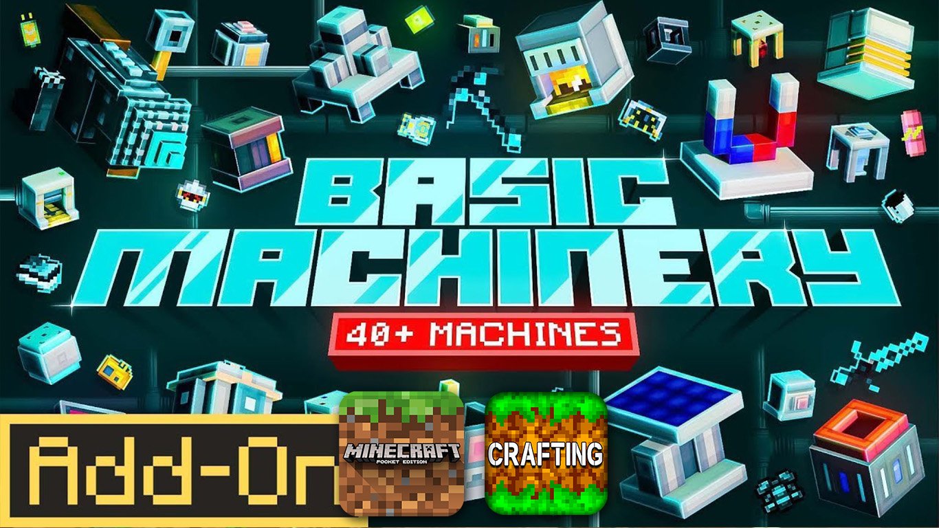 Addon Máy tự động Basic Machinery Marketplace cho MCPE