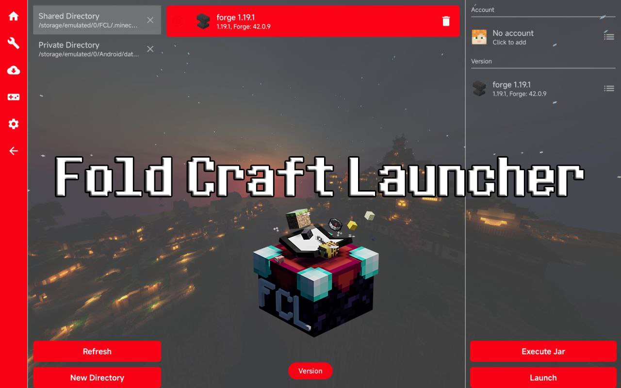 Fold Craft Launcher giả lập Minecraft PC cho Điện thoại mượt nhất miễn phí