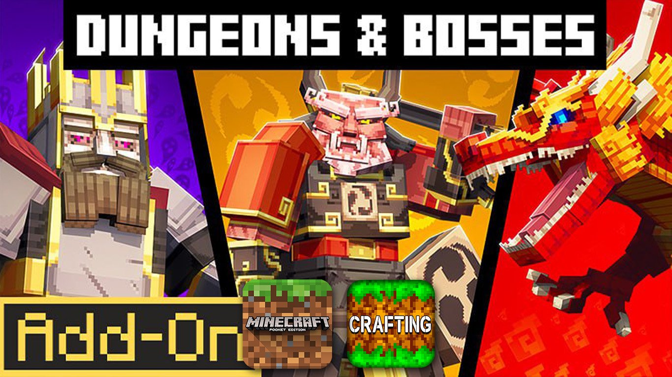 Addon Dungeons & Bosses Marketplace dành cho Minecraft PE/MCPE