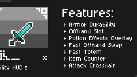 HUD Utility PVP – MCPE/Minecraft PE