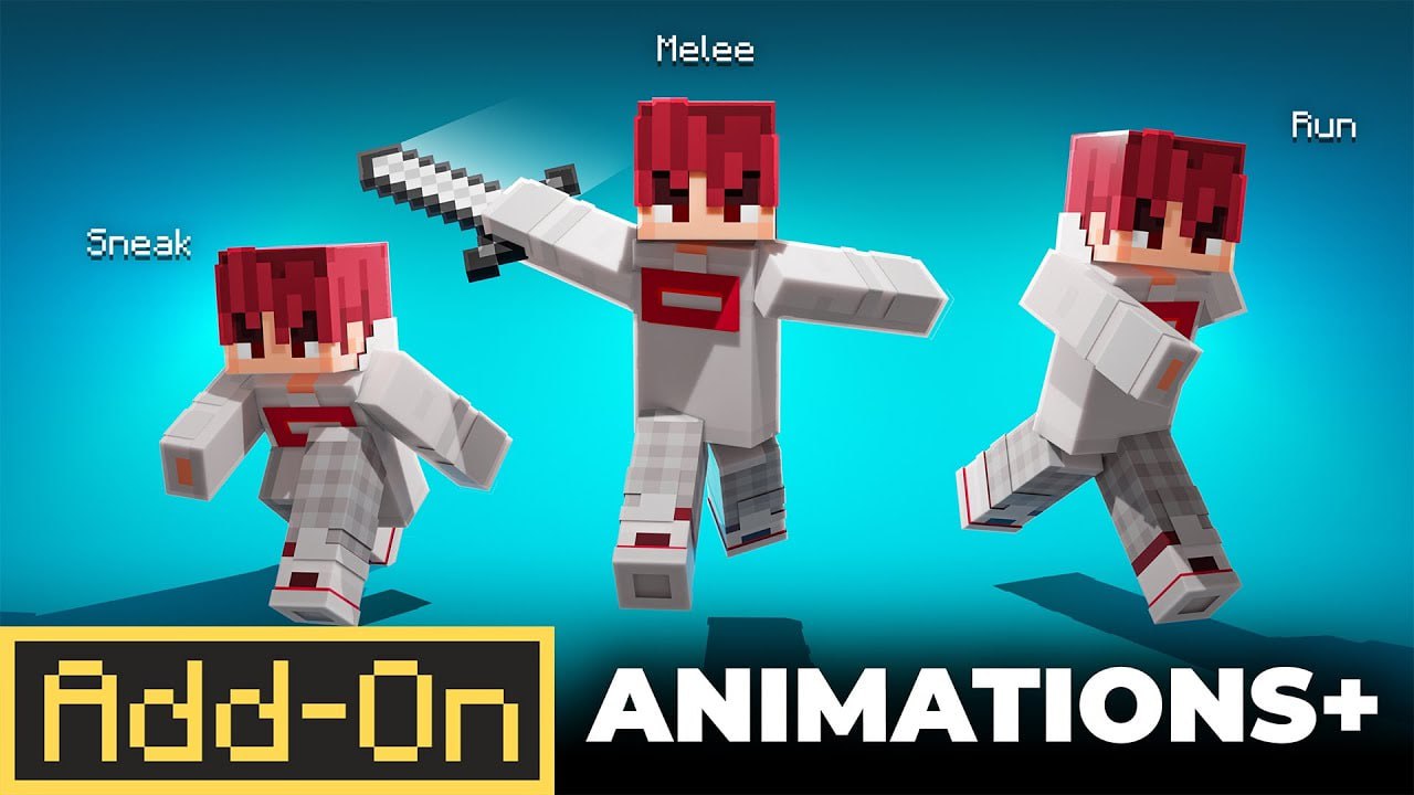 Addon Animation+ Marketplace – MCPE/Minecraft PE