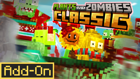 Addon Plants vs. Zombies PVZ – Minecraft PE/MCPE