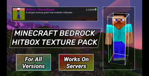 Resource Pack HITBOX – MCPE/Bedrock