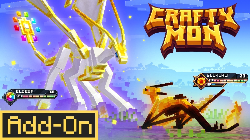 Addon CRAFTY Pokémon Download – MCPE/Bedrock