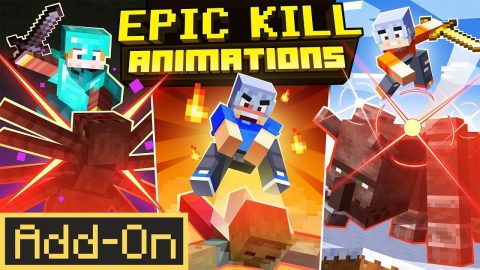Addon Epic Kill Animations Download – MCPE/Bedrock