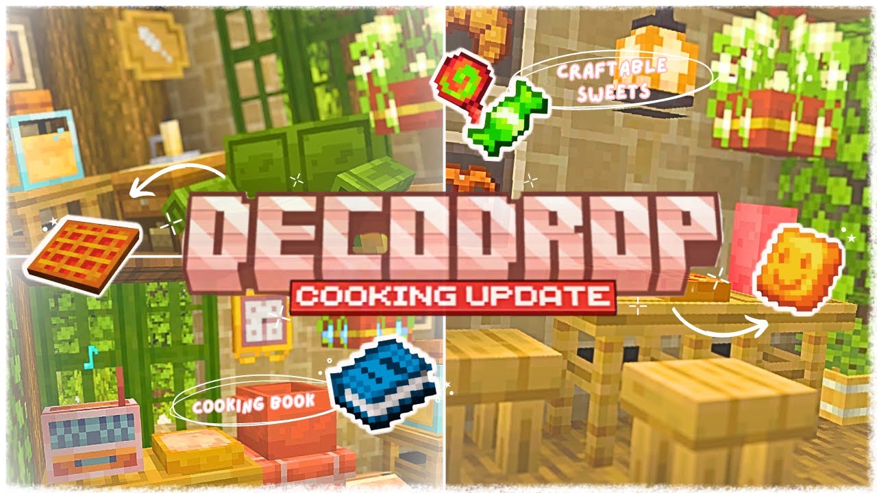 Addon Nấu Ăn và Trang Trí Nhà – MCPE/Bedrock