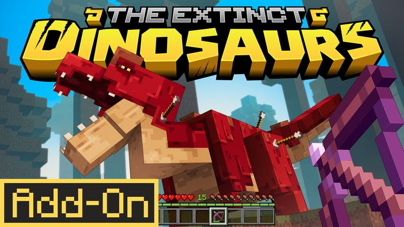 Addon The Extinct DINOSAURS Download – MCPE/Bedrock