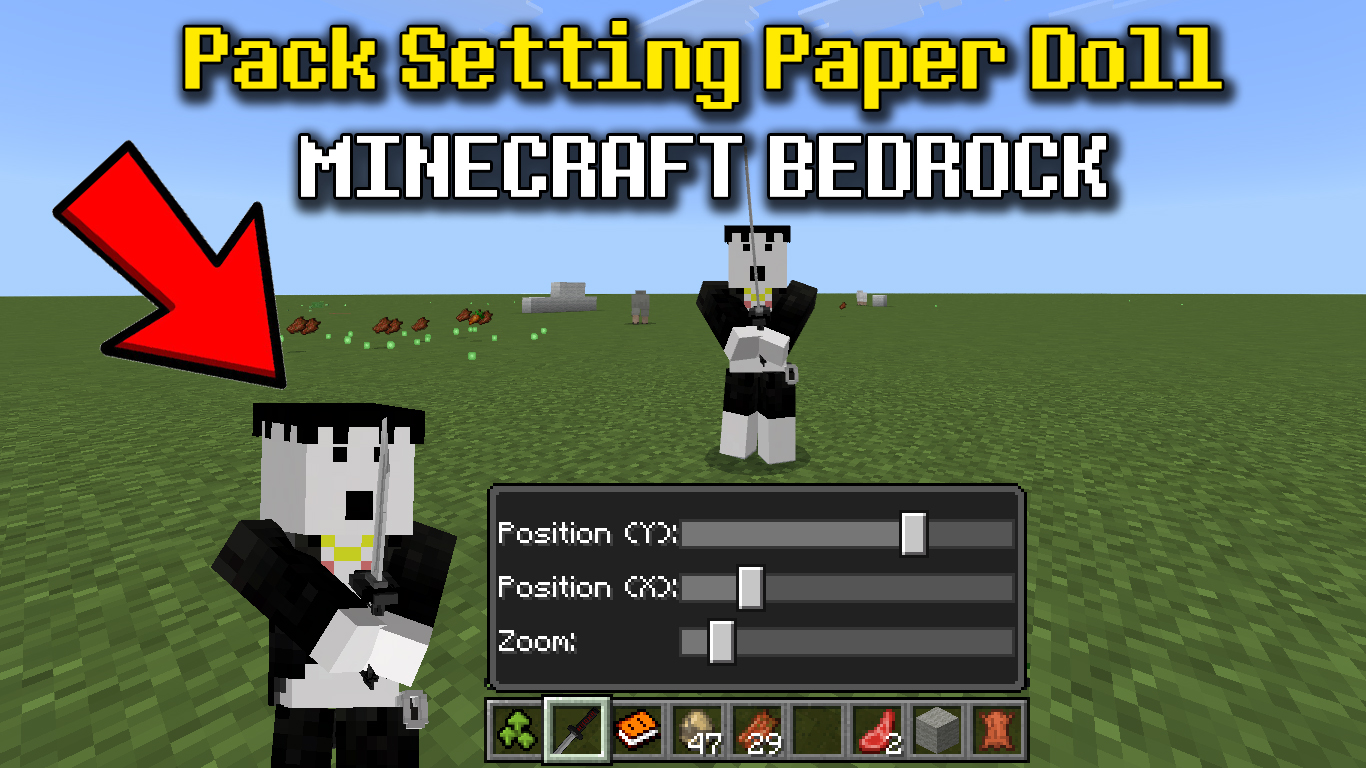 Pack Setting Paper Doll – MCPE/Bedrock