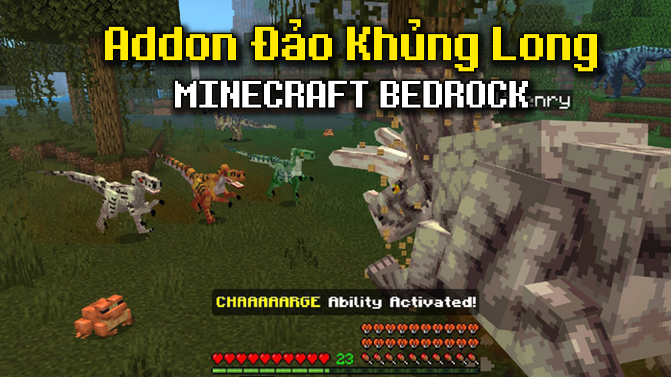 Addon Đảo Khủng Long – MCPE/Bedrock