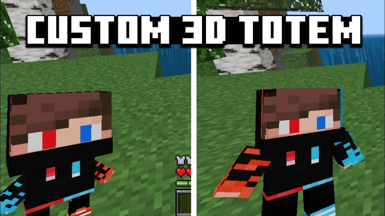 Pack Totem 3D (Custom Skin) dành cho Minecraft Bedrock/MCPE – DOWNLOAD