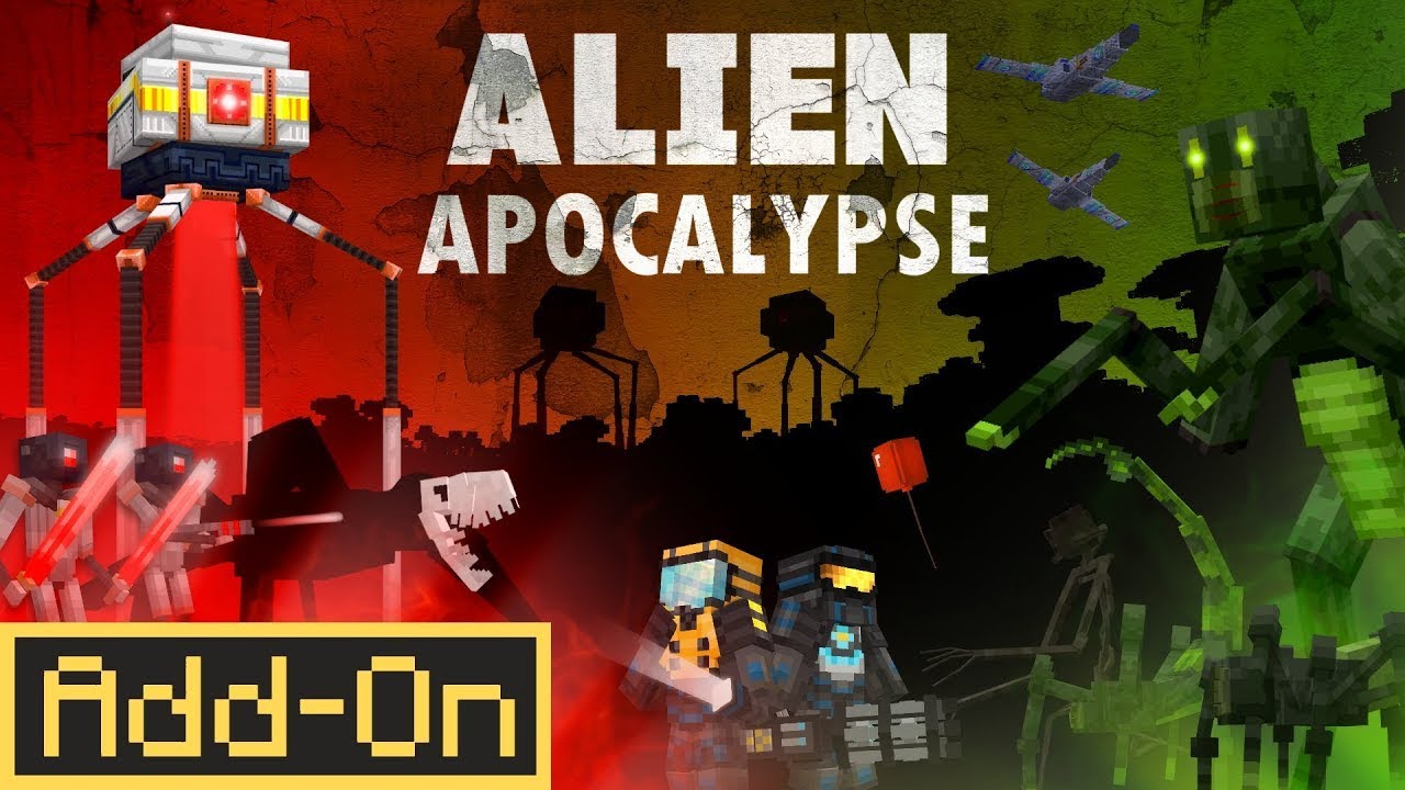 Addon Alien Apocalypse – MCPE/Bedrock