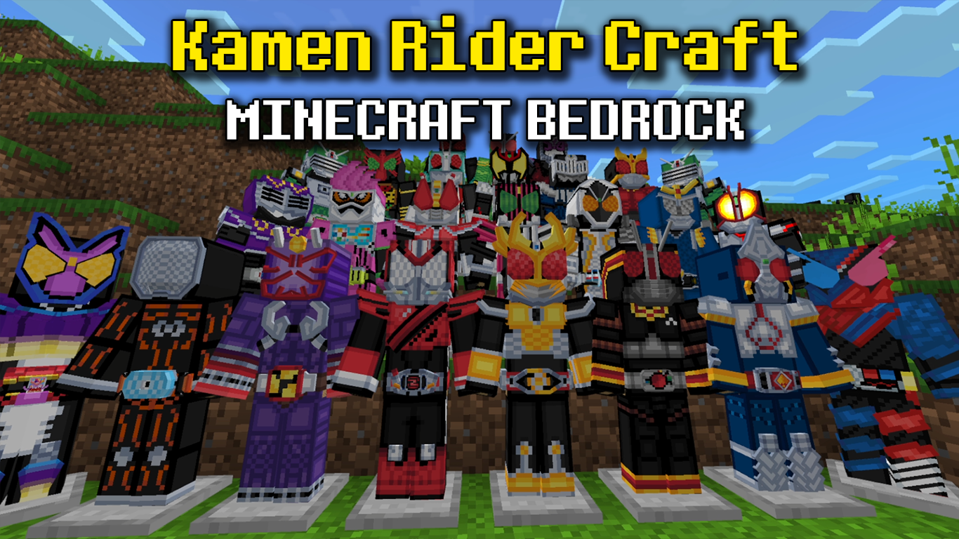 Addon Kamen Rider Craft – MCPE/Bedrock