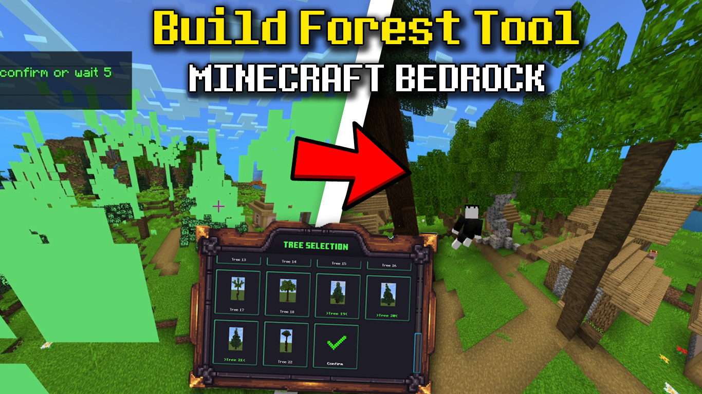 Addon Build Forest Tool dành cho Minecraft Bedrock/MCPE