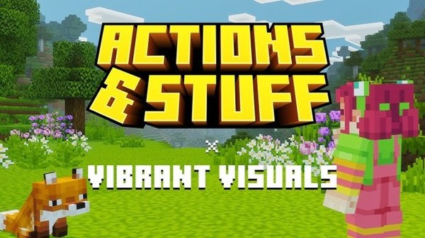 Addon Animation Actions & Stuff 1.8 dành cho MCPE/Minecraft Bedrock