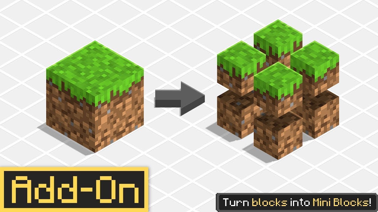 Addon Mini Block dành cho Minecraft Bedrock/MCPE