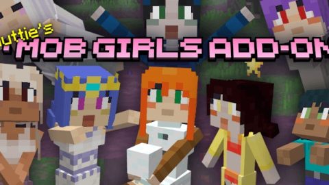 Pack Mob Girls dành cho Minecraft Bedrock/MCPE