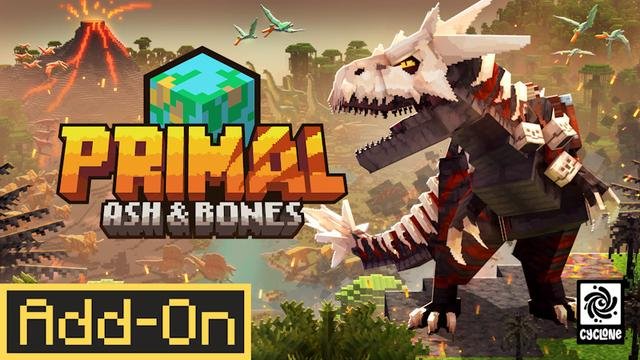 Addon Tiền sử Primal World 1.2 Marketplace dành cho Minecraft Bedrock/MCPE
