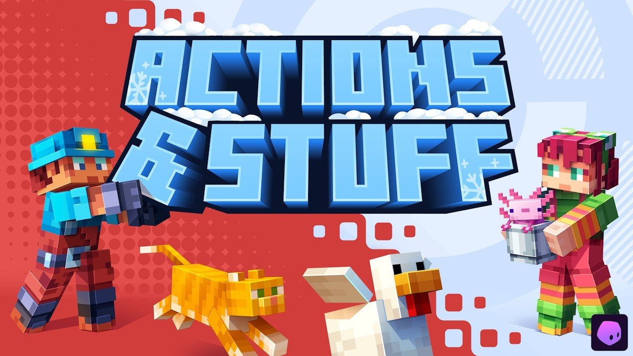 Addon Animation Actions & Stuff 1.9 dành cho MCPE/Minecraft Bedrock