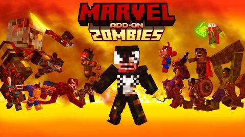 Marvel Zombies Addon dành cho Minecraft Bedrock/MCPE