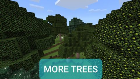 More Trees Add-On dành cho Minecraft Bedrock/MCPE