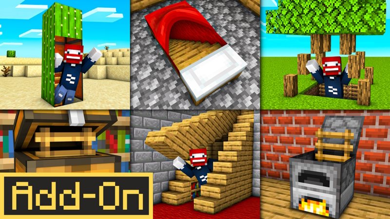 Secret Base++ Addon dành cho Minecraft Bedrock/MCPE