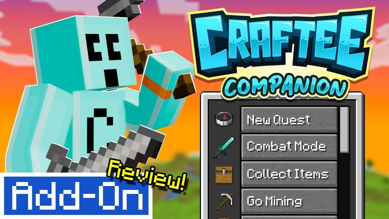 Craftee Companion v1.2 Add-On dành cho Minecraft Bedrock/MCPE