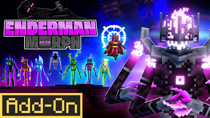 Enderman Morph Add-On dành cho Minecraft Bedrock/MCPE
