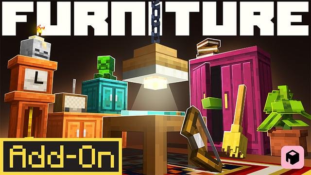 Furniture Add-on dành cho Minecraft Bedrock/MCPE