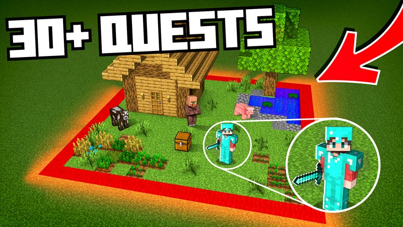 Map Survival But Can’t Leave Chunk dành cho Minecraft Bedrock/MCPE