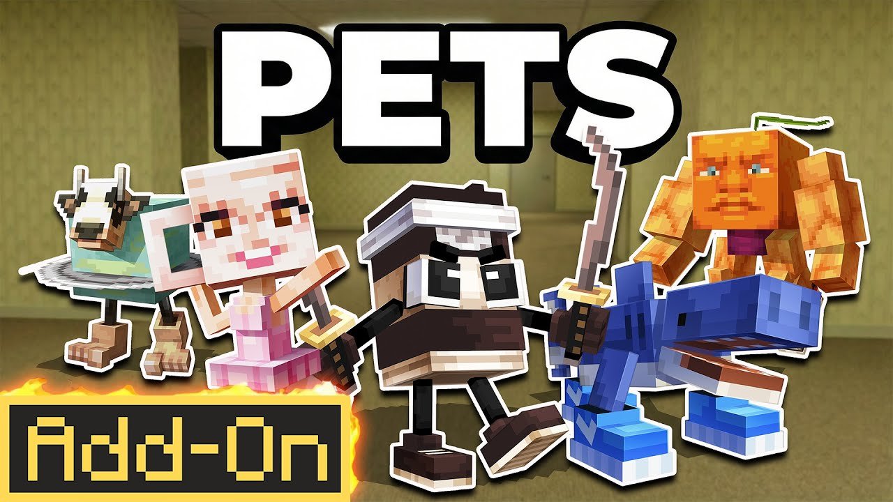 PETS Add-On dành cho Minecraft Bedrock/MCPE