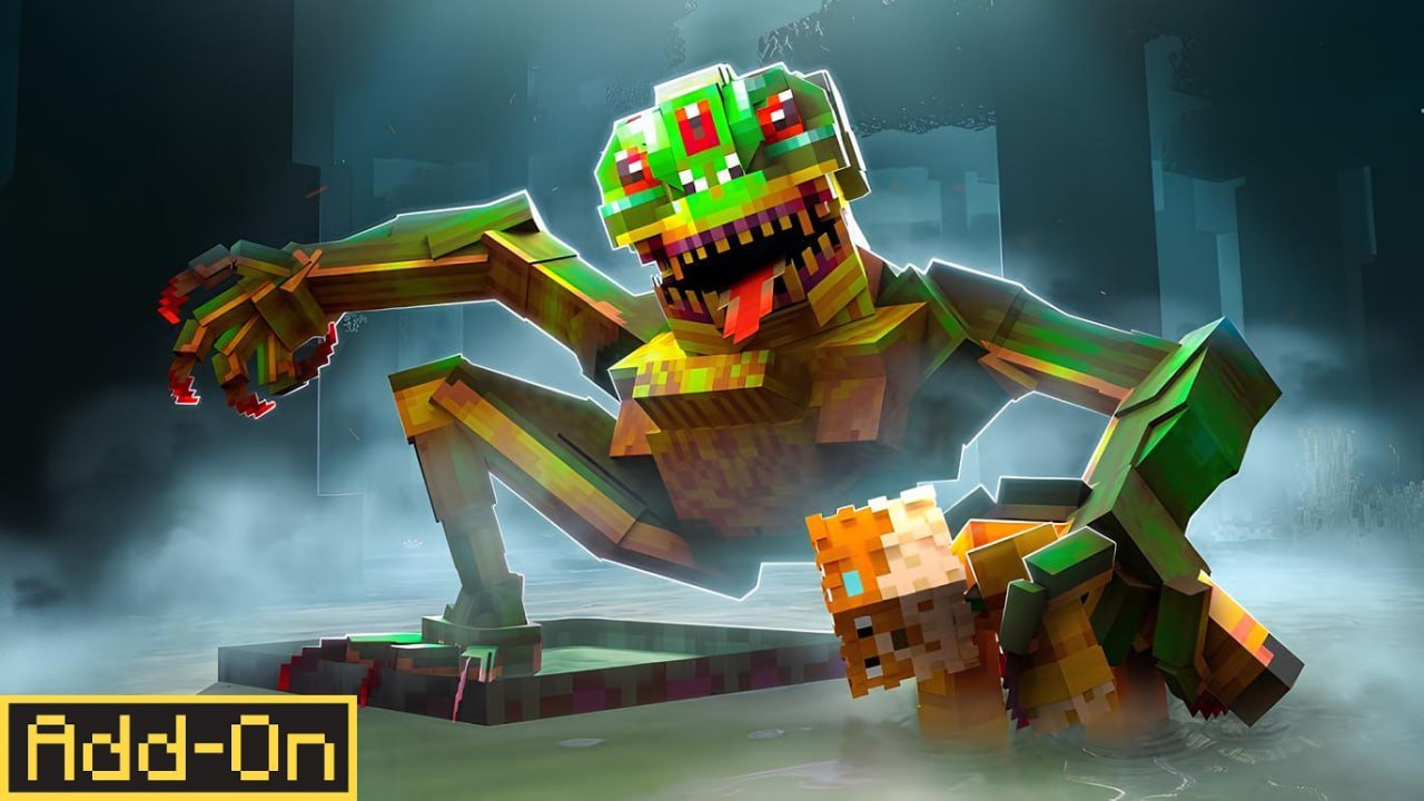 Quái vật Ếch The Croaker Add-On dành cho Minecraft Bedrock/MCPE