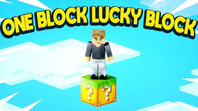 Map One Lucky Block dành cho Minecraft Bedrock/MCPE