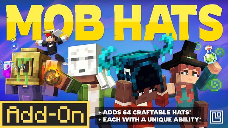 Mob Hats Add-On dành cho Minecraft Bedrock/MCPE