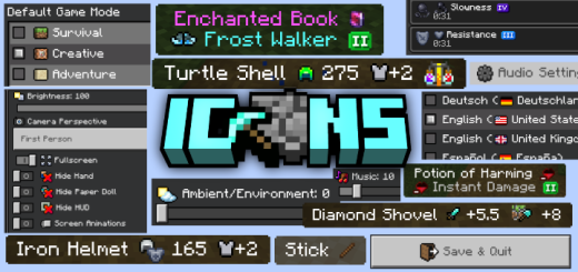 Pack Icon Bedrock dành cho Minecraft Bedrock/MCPE