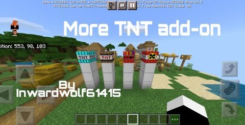 More TNT+ Add-On dành cho Minecraft Bedrock/MCPE