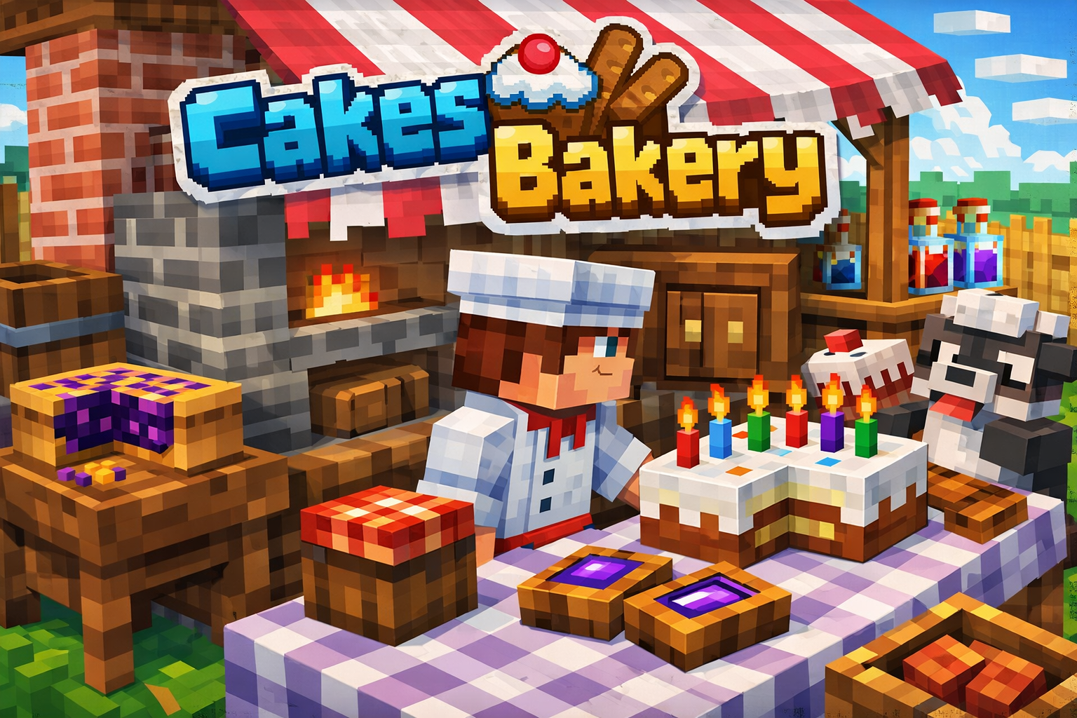 Addon Cakes Bakery dành cho Minecraft Bedrock/MCPE
